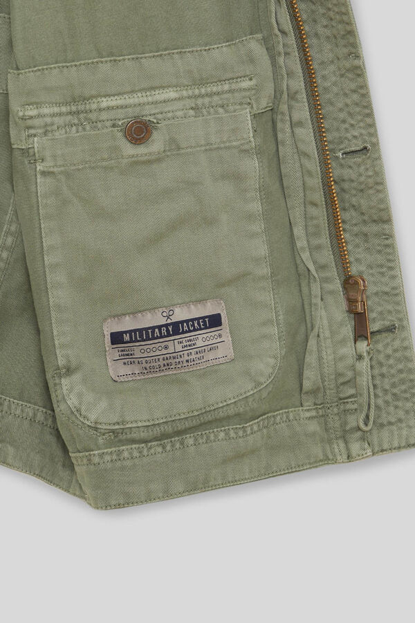 Silbon Chaqueta military verde Verde