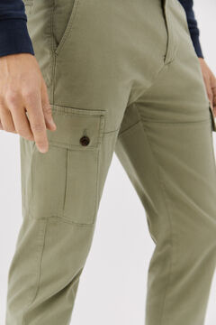 Cortefiel Cargo trousers Pink