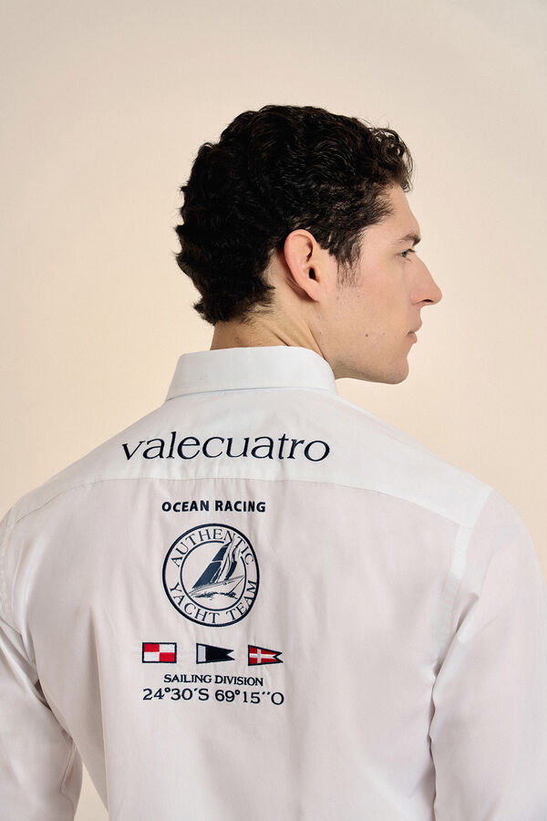 Valecuatro Camisa desportiva Branco