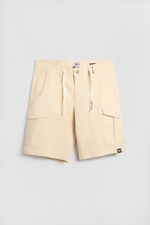 Williot Cargo Bermuda shorts Beige