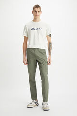 Dockers Calça cargo para homem slim cônica Verde