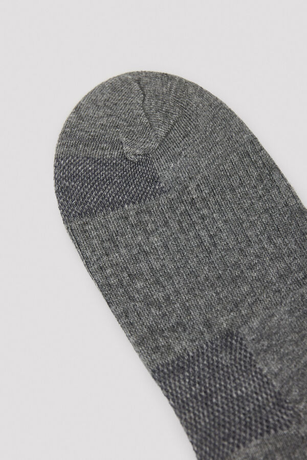 Cortefiel Ankle sock with COOLMAX&reg; Grey