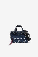 Vilanova Lonchera de Nylon Estampado Azul marino