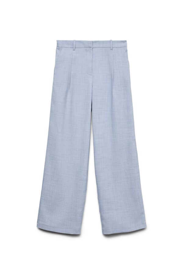 Vero Moda Tailored wide leg trousers Blue