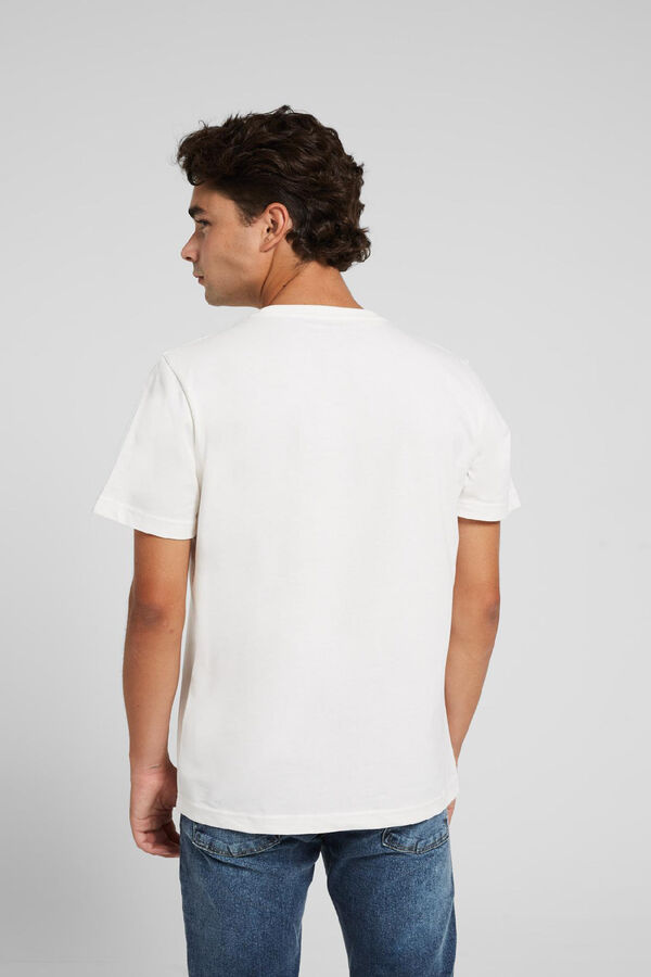 Cortefiel Camiseta raquetas corporativas blanca Branco