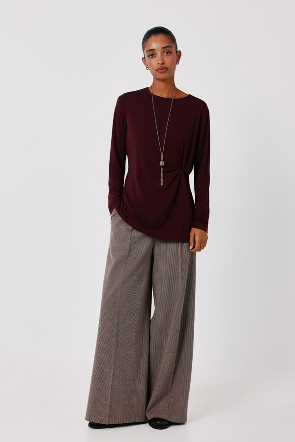 Cortefiel Knot top Orange