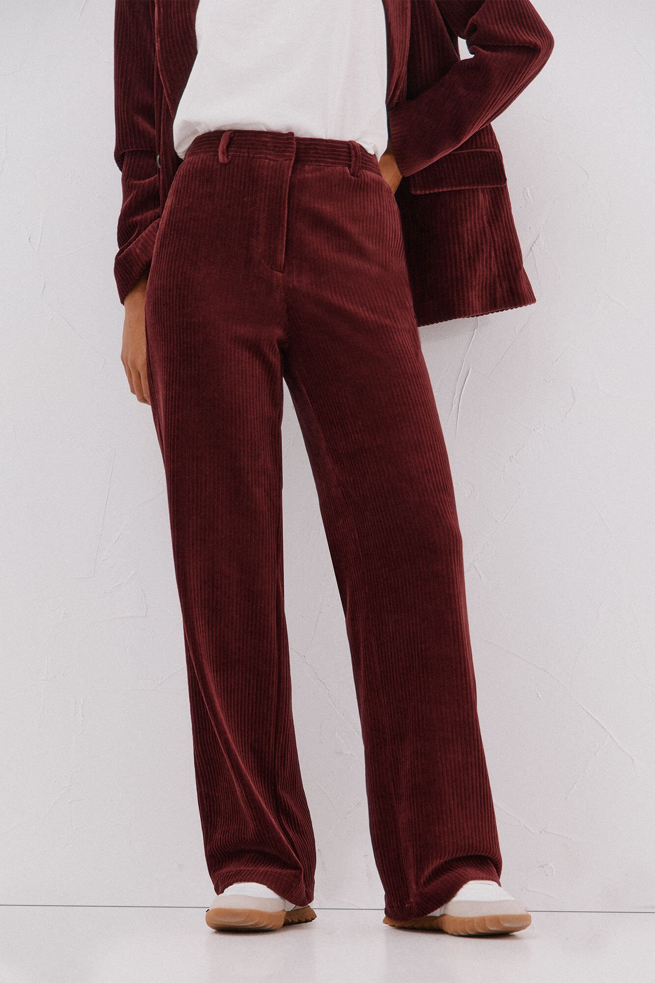 Cortefiel Wide- corduroy women's trousers