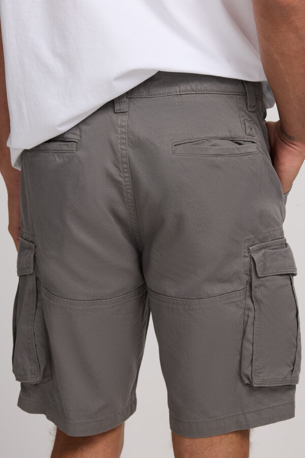 Silbon Bermudas cargo Cinzento