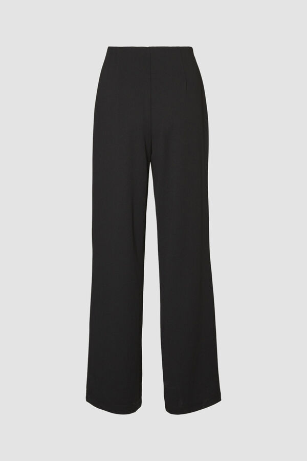 Vero Moda Curve Pantalón ancho talla grande Negro