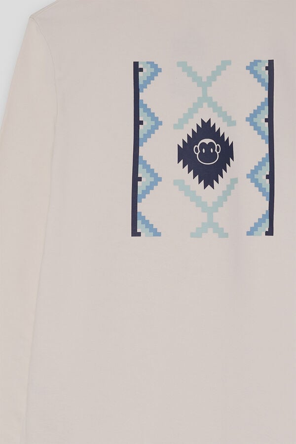 Street Monkey Sweatshirt estampada Amarelo