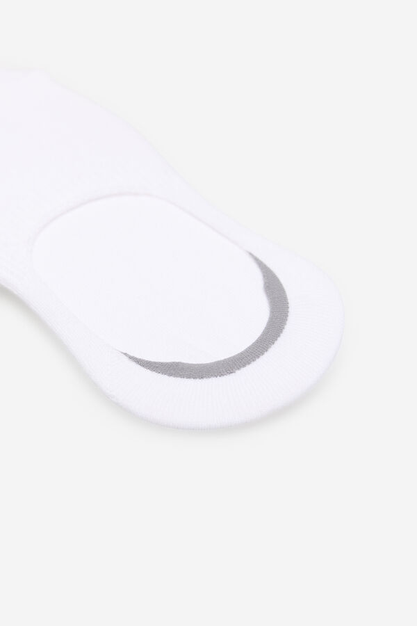 Cortefiel COOLMAX&reg; no-show sock White