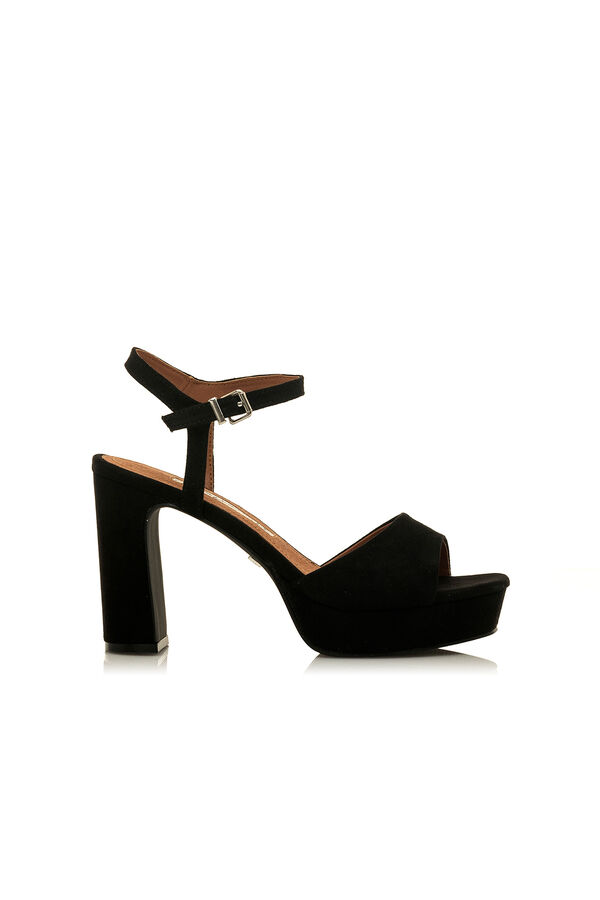 Cortefiel Roseta heeled sandals Black