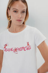 Dolores Promesas Camiseta Blanca Dolores y Tula Blanco