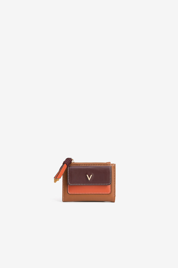 Vilanova Tricolour pocket card holder Red