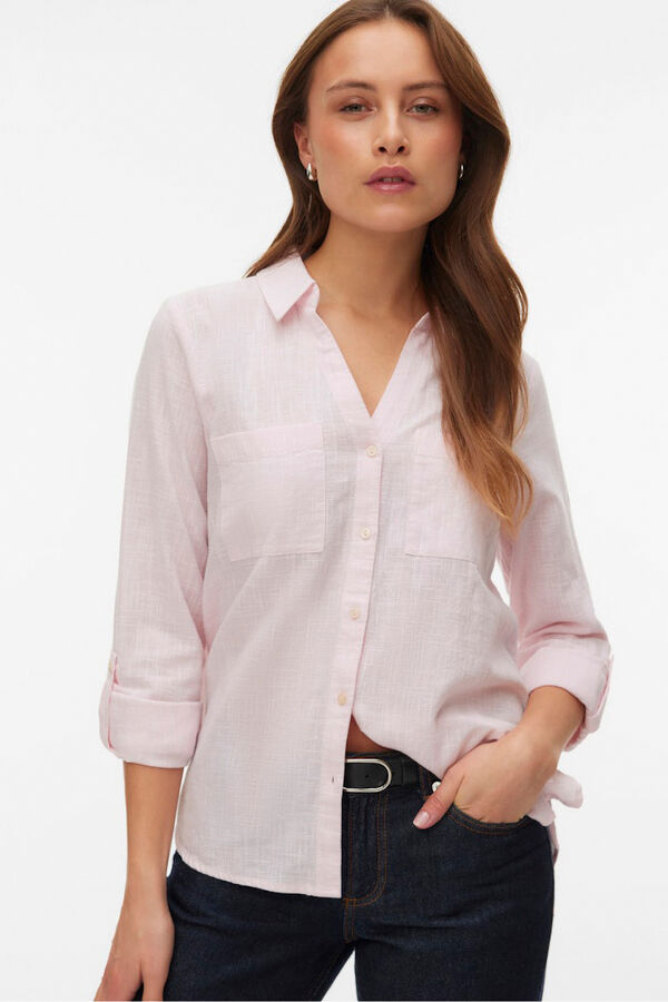 Vero Moda Camisa com laçada na gola Subiu