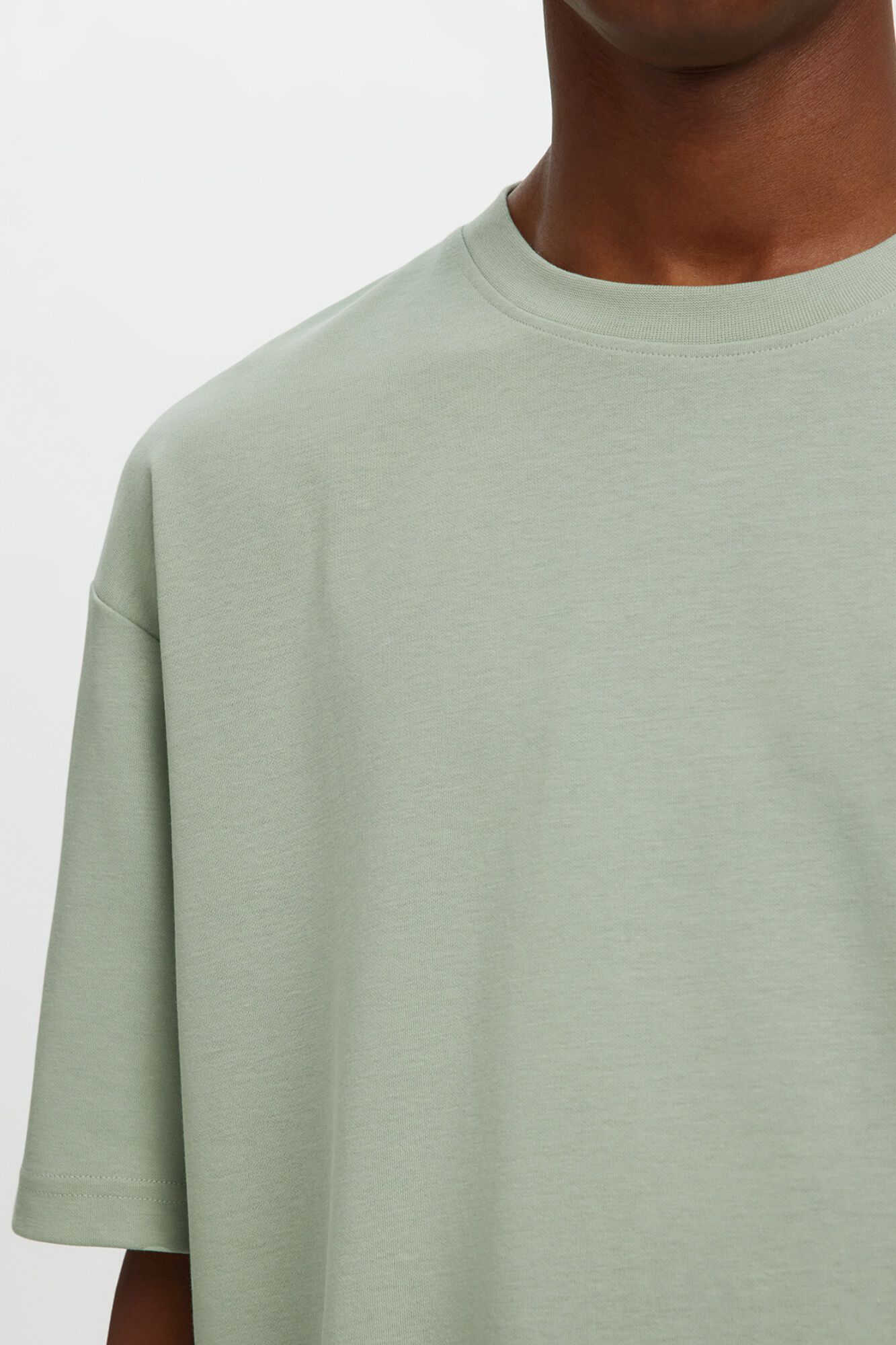 Selected T-shirt manga curta relax