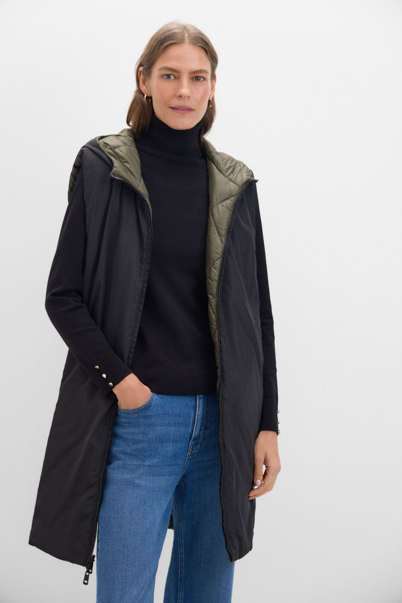 Cortefiel Long reversible THERMOLITE &reg; gilet