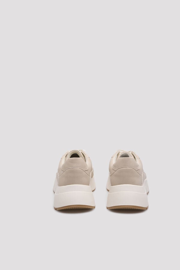 Cortefiel Platform trainers Beige