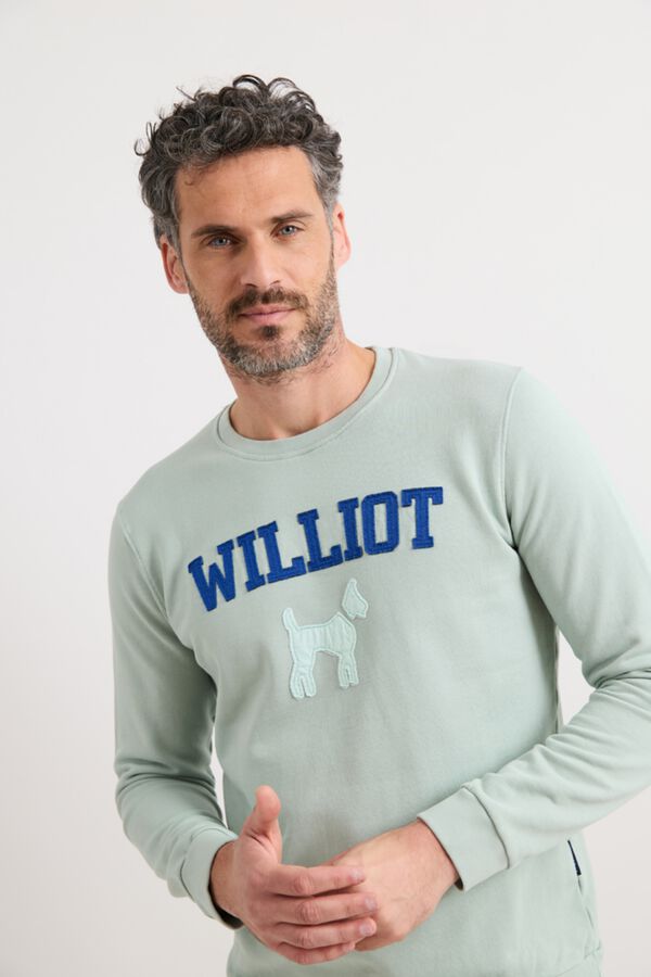 Williot Williot patch sweatshirt Kaki