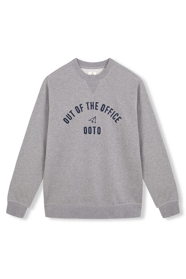 OOTO Sudadera caja logo Gris