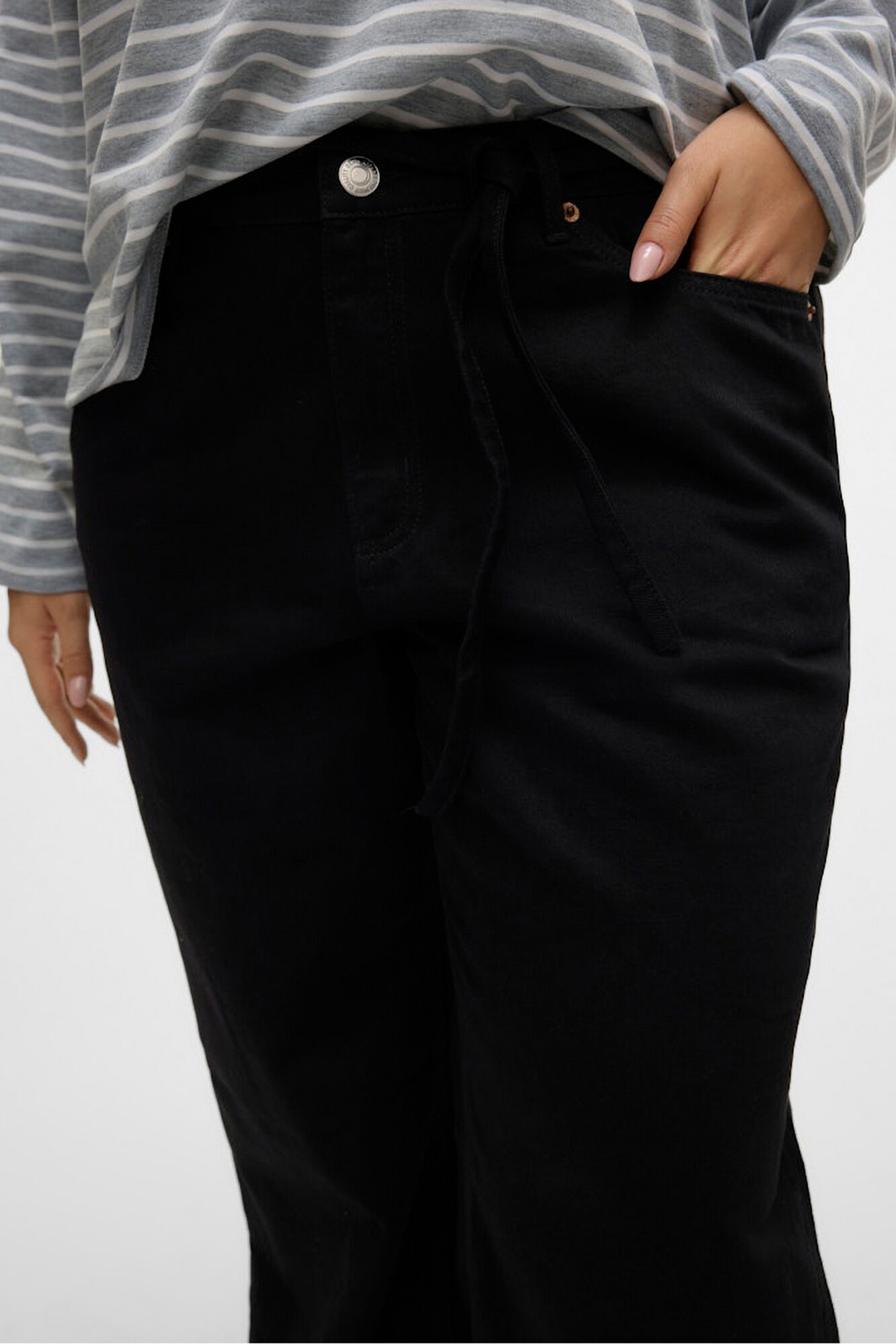 Vero Moda Curve Cal&ccedil;a jeans larga tamanho grande