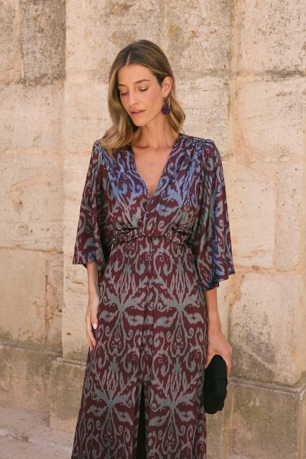 Pol&iacute;n Et Moi Vestido de convidada Artemisa Granada
