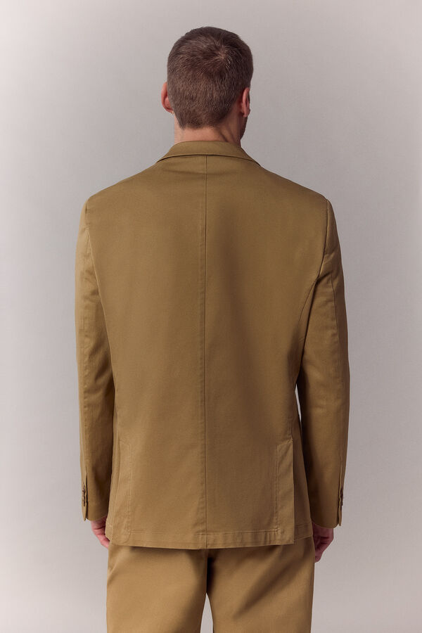 OOTO Cotton coordinating blazer Camel