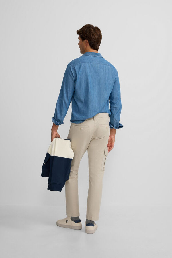 Silbon Calça cargo casual Tostado