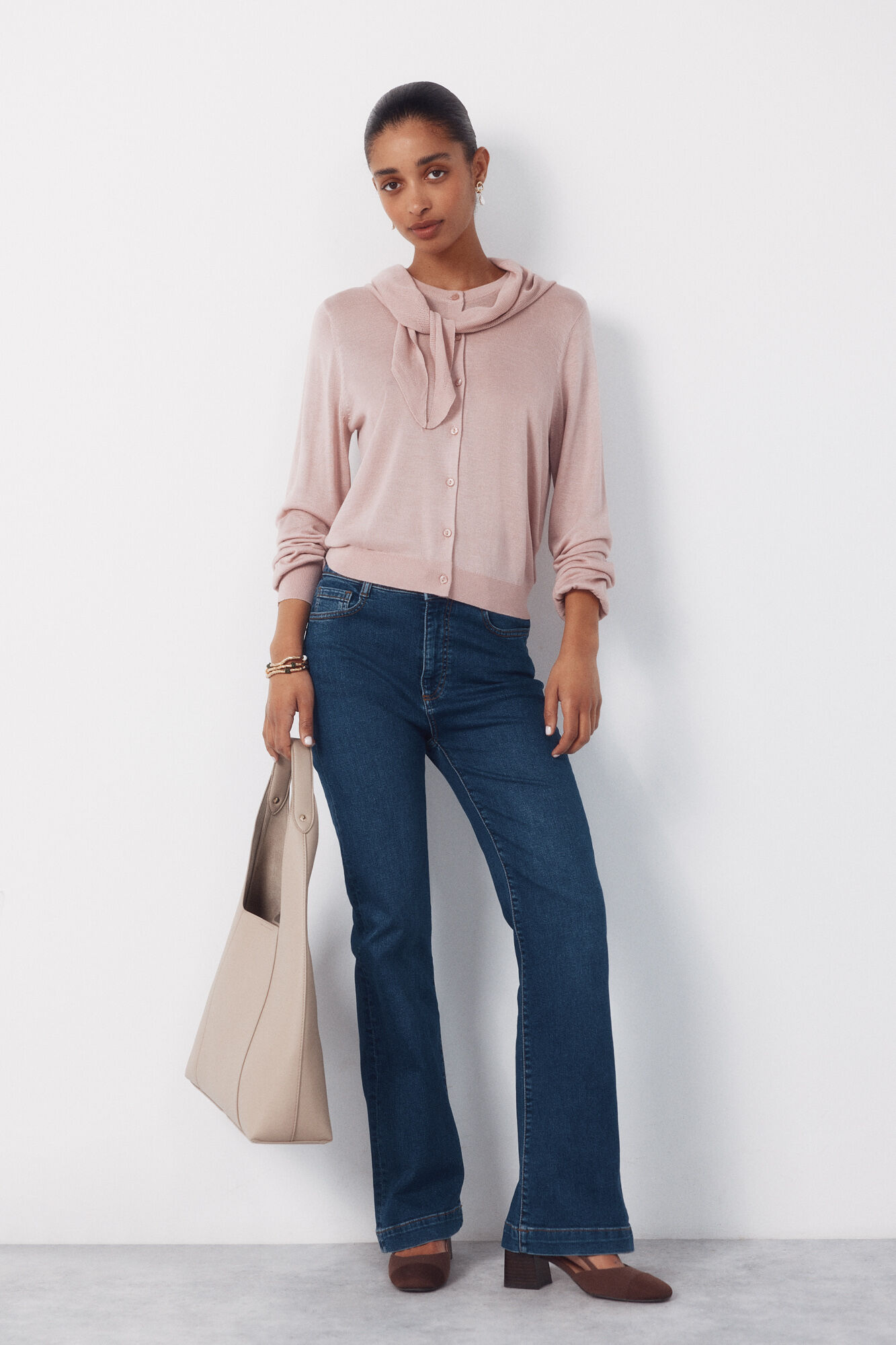 Cortefiel Jersey-knit basic jacket