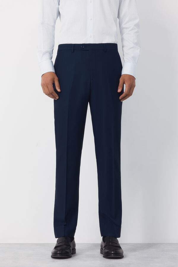 Cortefiel XXI Serie Structured Trousers Navy