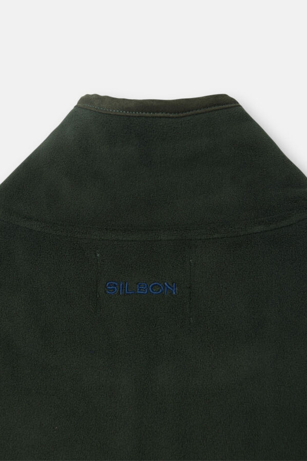 Silbon Colete de polar cl&aacute;ssico Verde