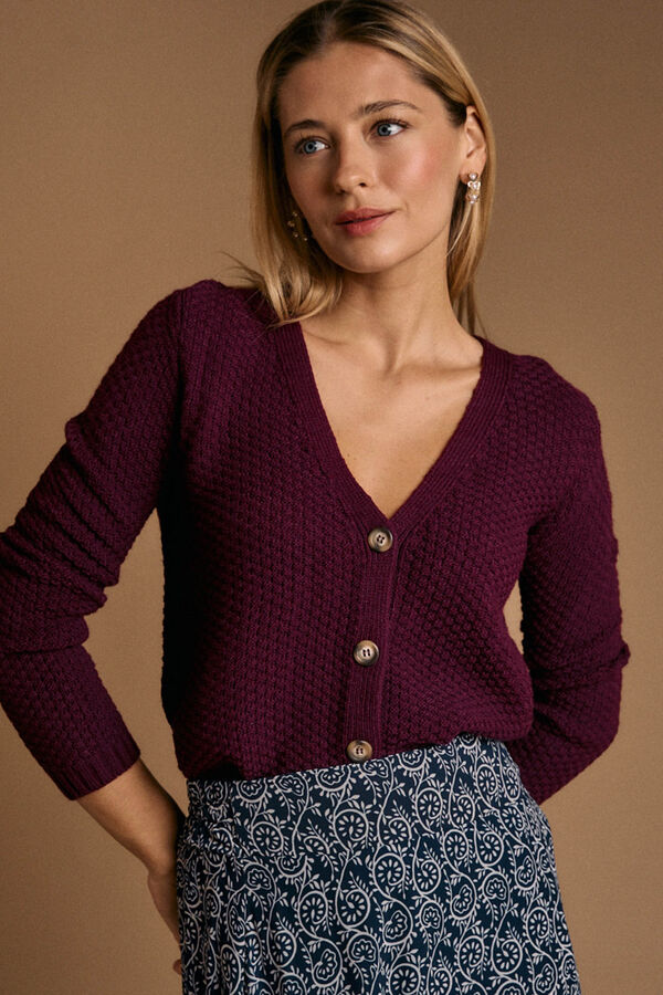 Polín Et Moi Cardigan de berinjela Gimone Granada