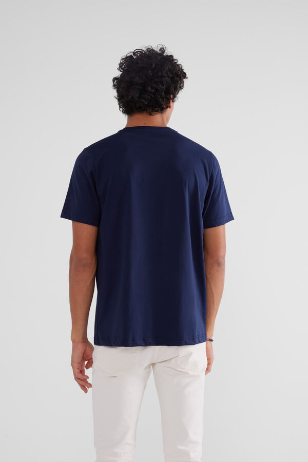 Silbon Blue racket branded T-shirt Blue