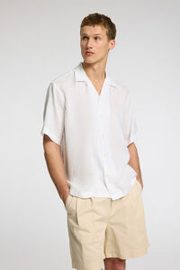 Selected Camisa manga curta 100% linho
