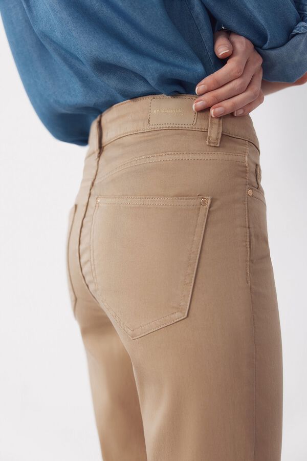 Cortefiel Jeans Sensational color Castanho