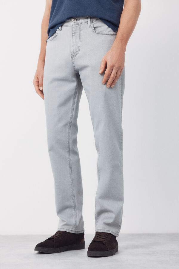 Cortefiel Regular fit jeans Grey