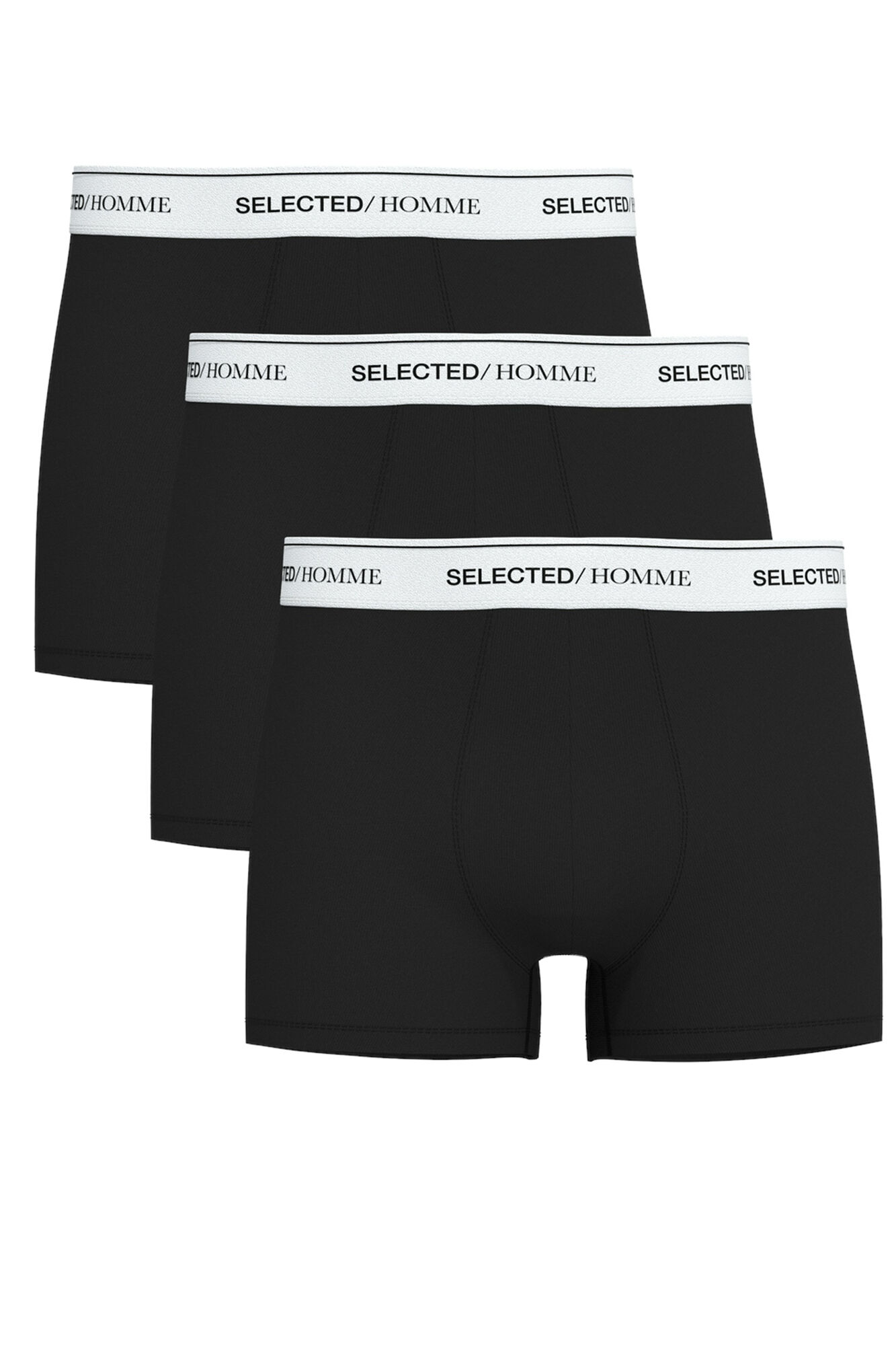 Selected Pack de 3 calzoncillos confeccionados con algod&oacute;n org&aacute;nico.