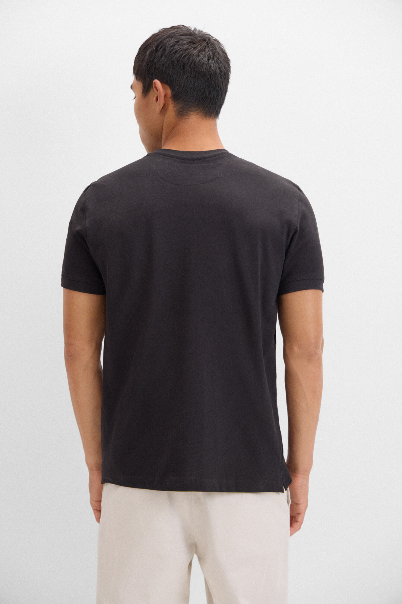 Camiseta basica pique Camisetas de hombre Cortefiel