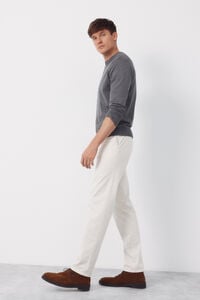 Cortefiel Basic cotton knit round neck jersey-knit