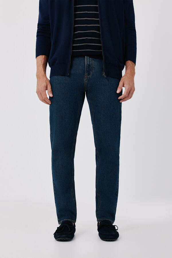 Cortefiel Slim fit jeans Blue