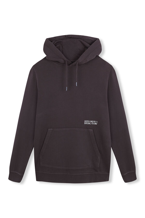 OOTO Sweatshirt com capuz Cinzento