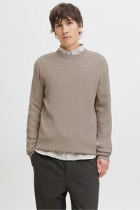 Jack & Jones Camisola básica com gola redonda