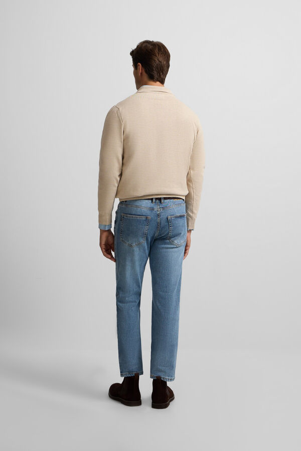 Silbon Camisola de gola polo Tostado