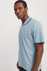 Jack & Jones Polo vivos piqué Azul