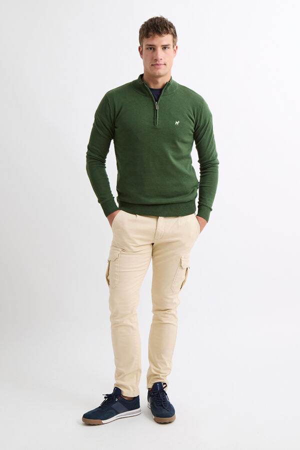 Williot Camisola Meia Fecho-Éclair Verde