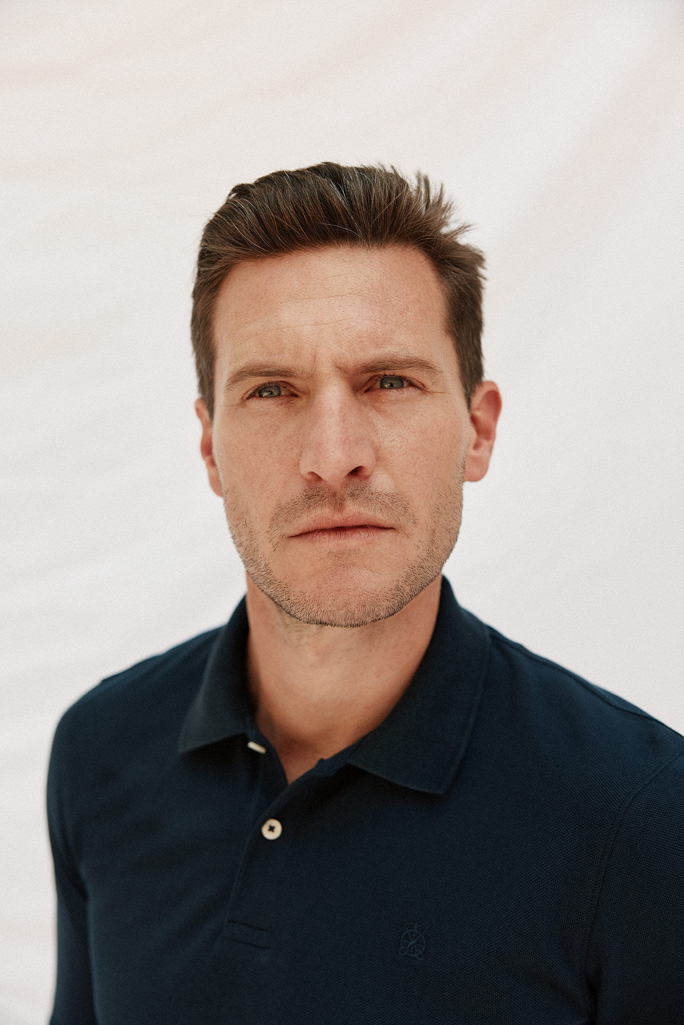 Cortefiel Essential long-sleeved polo shirt