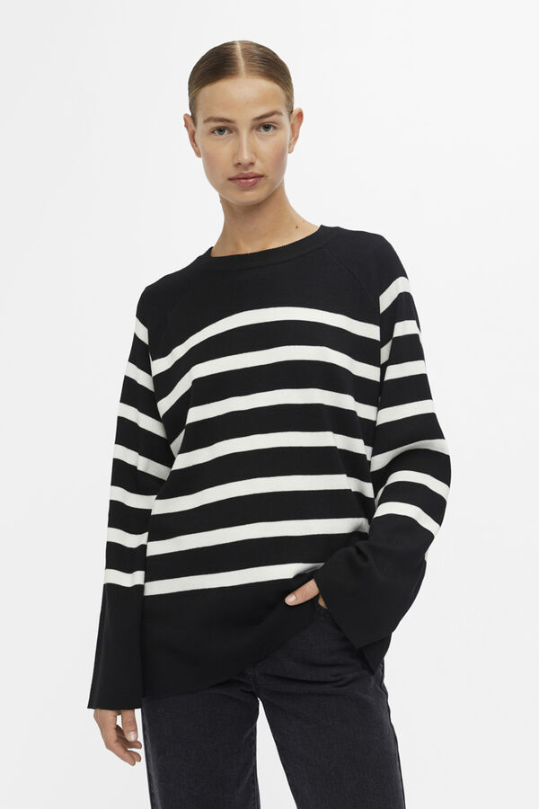 Object Oversized jumper Black