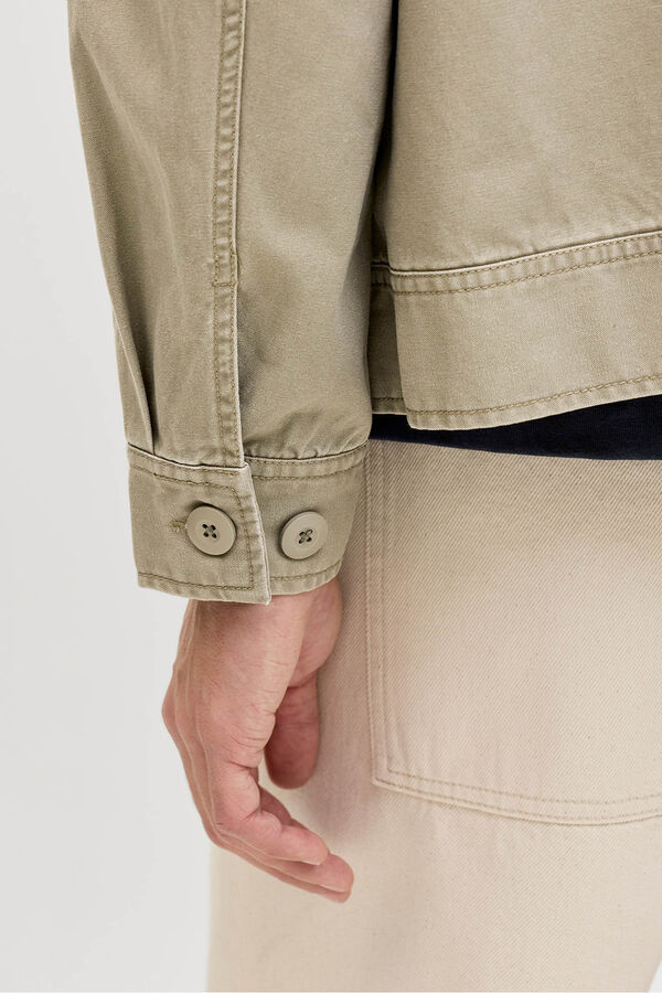 Jack & Jones Casaco curto de tecido plano Verde