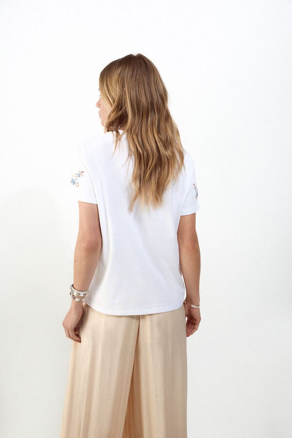 Slowlove Camiseta bordado Multicolour