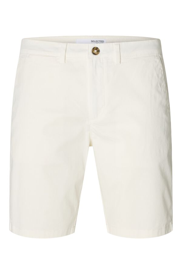 Selected Chino Bermuda shorts White